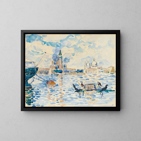 Wenecja widok na basen św. Marka - Henri-Edmond Cross — oprawiony obraz na ścianie