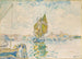 Wenecja żaglowiec na kanale Giudecca - Henri-Edmond Cross — widok dzieła