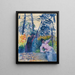 Studium do ogrodu w Prowansji - Henri-Edmond Cross — oprawiony obraz na ścianie