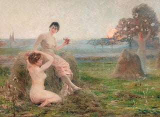 L'heure enchantée - Henri-Eugène Delacroix — widok dzieła
