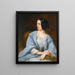 Portret damy, która byłaby aktorką Verą Samoïlovą - Henri-Eugène Pluchart — oprawiony obraz na ścianie