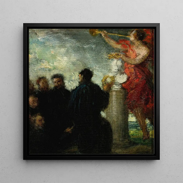 Obraz hołd Eugène'owi Delacroix - Henri Fantin-Latour | Druk artystyczny