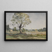 Antibes - Henri-Joseph Harpignies — oprawiony obraz na ścianie