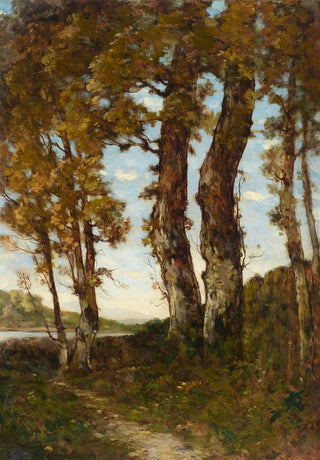 HenriJoseph Harpignies - Arbres au bord de la Loire.webp