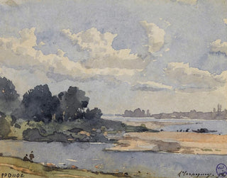 Bords de rivière - Henri-Joseph Harpignies — widok dzieła