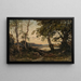L'Aurore - Henri-Joseph Harpignies — oprawiony obraz na ścianie