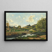 La Chapelle Saint-Étienne - Henri-Joseph Harpignies — oprawiony obraz na ścianie