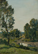La flaque au bois - Henri-Joseph Harpignies — widok dzieła
