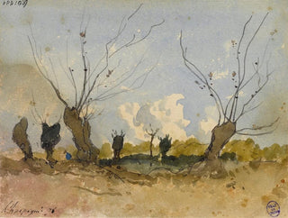 Łzy płaczących wierzb - Henri-Joseph Harpignies — widok dzieła