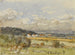pejzaż z kilkoma chaumières - Henri-Joseph Harpignies — widok dzieła