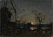 Jezioro w świetle księżyca - Henri-Joseph Harpignies — widok dzieła
