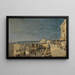 Un quai à Nice, Les Ponchettes - Henri-Joseph Harpignies — oprawiony obraz na ścianie