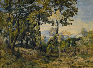 Villefranche - Henri-Joseph Harpignies — widok dzieła