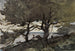 Widok z Cap Martin - Henri-Joseph Harpignies — widok dzieła
