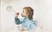 Dziewczynka z bańką mydlaną - Henri Jules Jean Geoffroy — widok dzieła