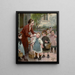 La touche des enseignants - Henri Jules Jean Geoffroy — oprawiony obraz na ścianie