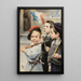 Flaga Francji - Henri Jules Jean Geoffroy — oprawiony obraz na ścianie