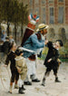 Obraz, który złamał okulary, musi je zapłacić - Henri Jules Jean Geoffroy — widok dzieła