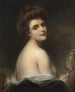 Portret w półpostaci młodej kobiety przy lustrze - Henri Adrien Tanoux — widok dzieła