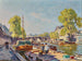 Paryż, widok na Pont Neuf - Henri Alphonse Barnoin — widok dzieła