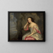 Portret Madame de Maintenon w pejzażu morskim - Henri Beaubrun — oprawiony obraz na ścianie