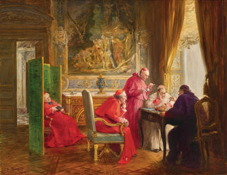 Henri Brispot - Cardinals Playing Chess.webp