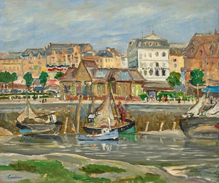 Widok portu - Henri Epstein — widok dzieła