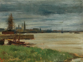 Antwerp, rzeka, zatoka Antwerp - Henri Evenepoel — widok dzieła