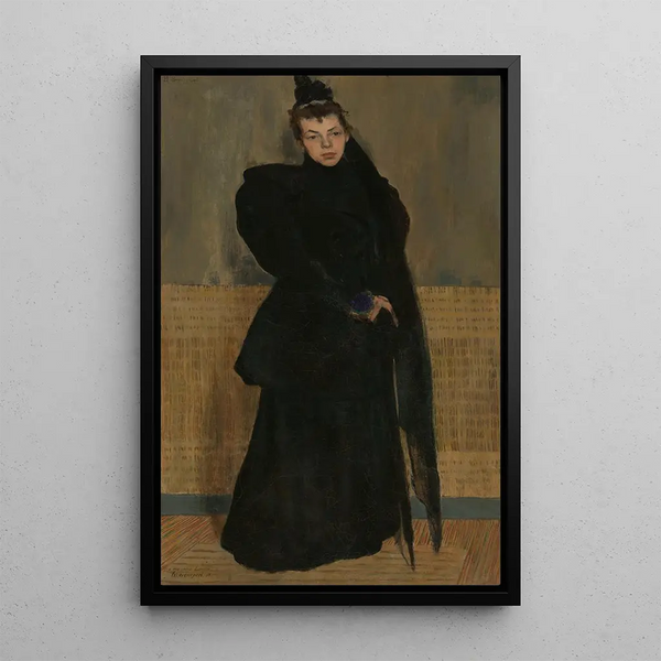 Louise w żałobie - Henri Evenepoel — oprawiony obraz na ścianie