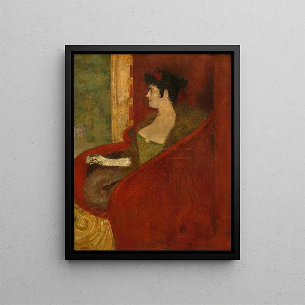 La boîte - Henri Evenepoel — oprawiony obraz na ścianie