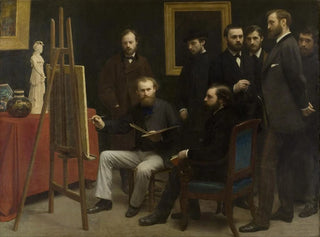 Warsztat w Batignolles - Henri Fantin-Latour — widok dzieła