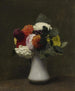 Dahlias - Henri Fantin-Latour — widok dzieła