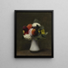 Dahlias - Henri Fantin-Latour — oprawiony obraz na ścianie