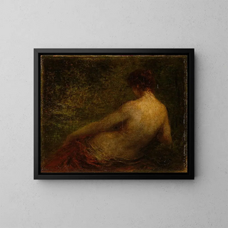 Nagiej kobiety widzianej od tyłu - Henri Fantin-Latour — oprawiony obraz na ścianie