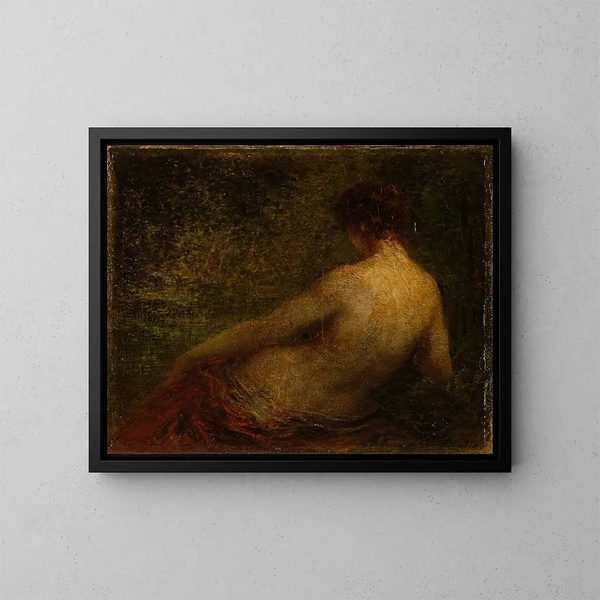 Nagiej kobiety widzianej od tyłu - Henri Fantin-Latour — oprawiony obraz na ścianie