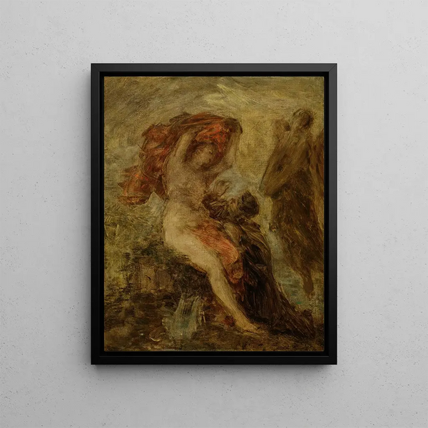 L' Homme entre le Vice et la Vertu - Henri Fantin-Latour — oprawiony obraz na ścianie