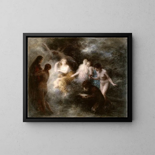 La Tentation de saint Antoine - Henri Fantin-Latour — oprawiony obraz na ścianie