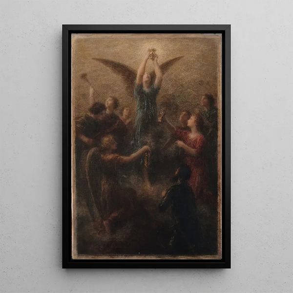 Le Graal, preludium Lohengrin - Henri Fantin-Latour — oprawiony obraz na ścianie