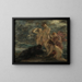 Le pote et les muses - Henri Fantin-Latour — oprawiony obraz na ścianie