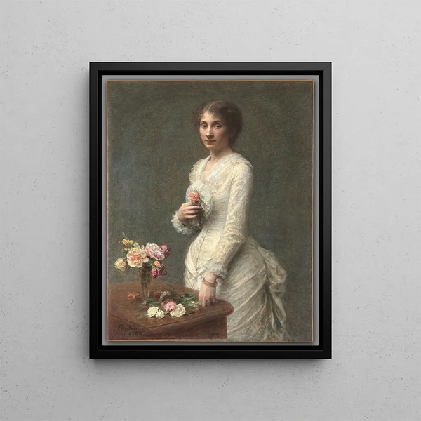 Madame Lerolle - Henri Fantin-Latour — oprawiony obraz na ścianie