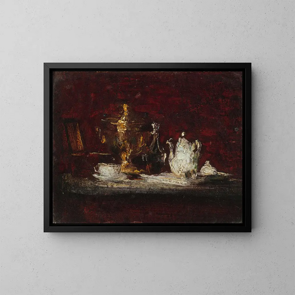 Martwa natura ze samowarem - Henri Fantin-Latour — oprawiony obraz na ścianie