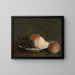 Brzoskwinie i winogrona w porcelanowym naczyniu - Henri Fantin-Latour — oprawiony obraz na ścianie