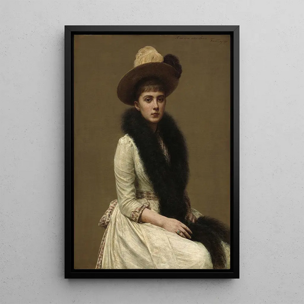 Portret Soni - Henri Fantin-Latour — oprawiony obraz na ścianie