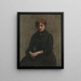 Portret kobiety - Henri Fantin-Latour — oprawiony obraz na ścianie