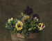 Pensées en pot - Henri Fantin-Latour — widok dzieła