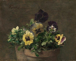 Pensées en pot - Henri Fantin-Latour — widok dzieła
