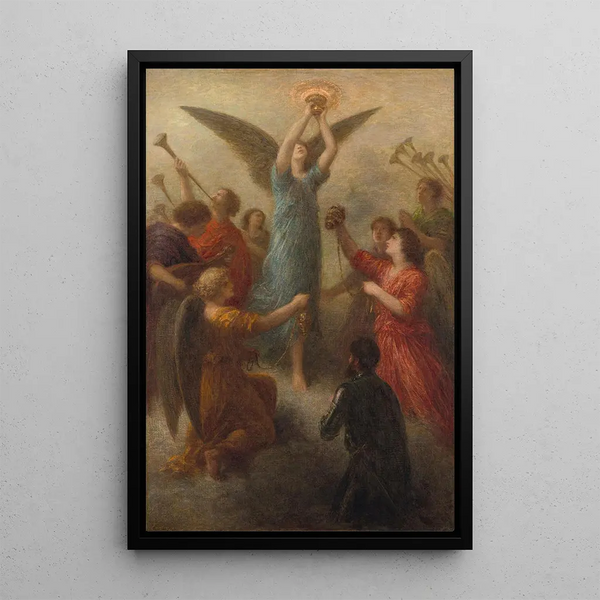 Préludium z Lohengrina, Wagner - Henri Fantin-Latour — oprawiony obraz na ścianie