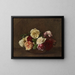 Róże w wazonie - Henri Fantin-Latour — oprawiony obraz na ścianie