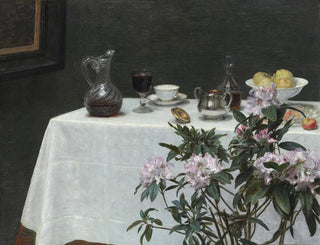 Martwa natura w rogu stołu - Henri Fantin-Latour — widok dzieła