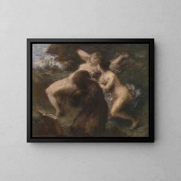 La Tentation de saint Antoine - Henri Fantin-Latour — oprawiony obraz na ścianie